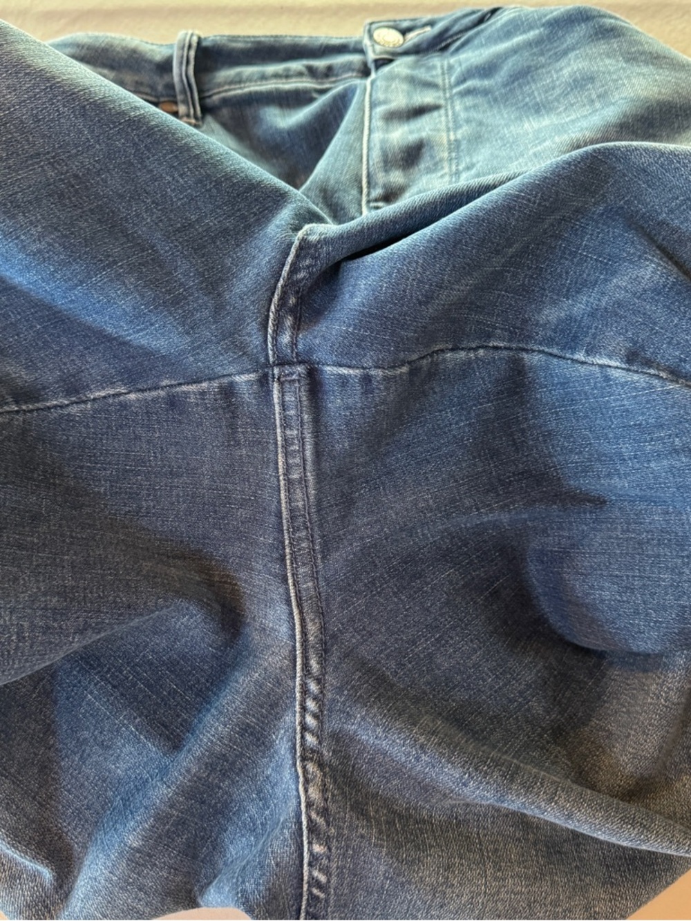 NWT Judy Blue Capri Med Blue Cropped Jeans JB78114 Tummy Control Top (22W) - Picture 12 of 16